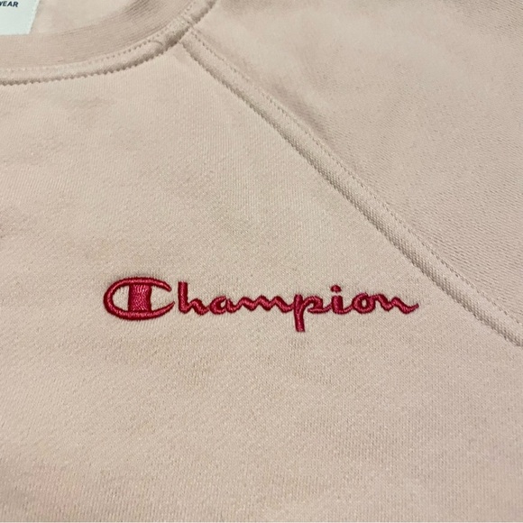 Champion Cropped Sweatshirt Women's Size XS Sweater - Picture 3 of 16